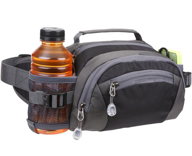 Bsci Custom Bottle Holder Water Repellent Bum Bag Dog Walking Waist Bag Waist Fanny Pack