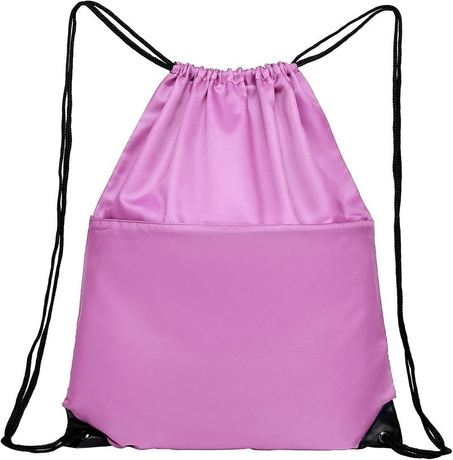 Wholesale Foldable Drawstring Polyester Backpack Draw String Sack Pack Cinch Bag Heavy Duty Drawstring Backpack Bag