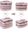 Travel Organizer Compression Packing Cubes Holiday Essentials for Any Cabin Luggage