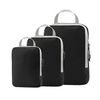 Hot 3pcs Compression Luggage Packing Cubes Water Resistant Cloth/shoes Packing Bag