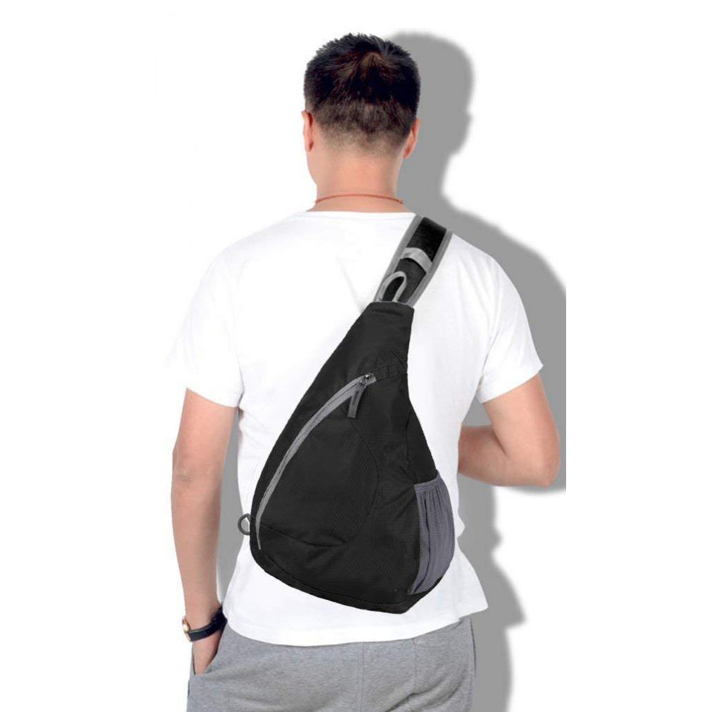 Lightweight Sling Foldable Chest Backpacks Bags Crossbody Shoulder Triangle Packs