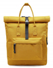 15 Fancy Yellow Color Polyester Rolltop Business Laptop Backpack Travel School Daypack For Men Women