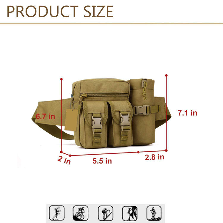 multifunctional custom waist bag ,fanny pack for men