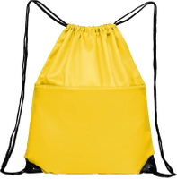Advertising Drawstring Bag with Zipper Pocket Nylon Drawstring Backpack with Custom Printed Logo Gym Sack Drawstring Backpack