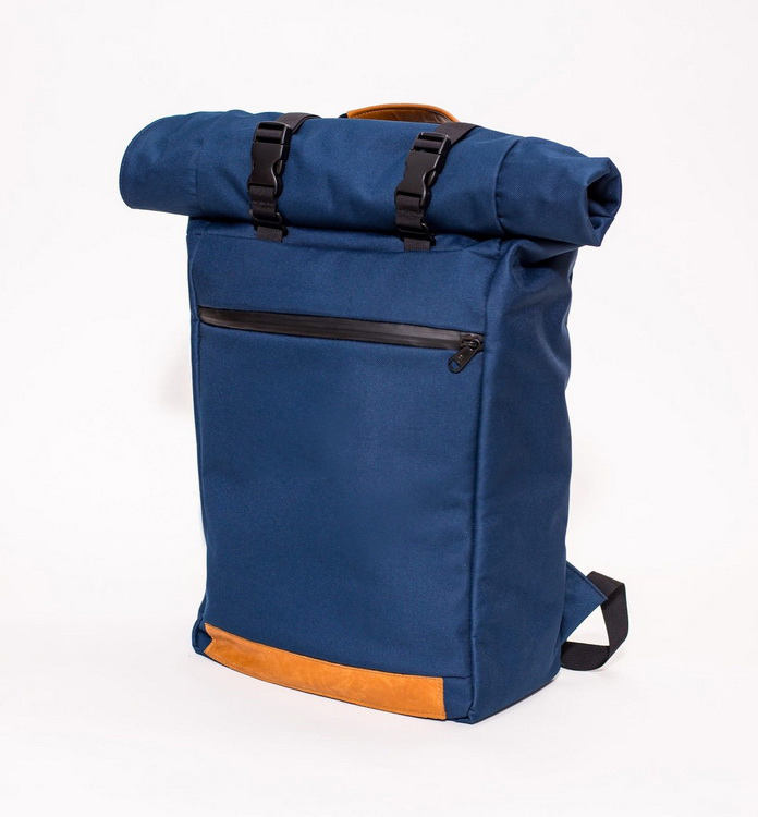 China supplier top roll backpack waterproof vintage roll-top laptop backpack rucksack