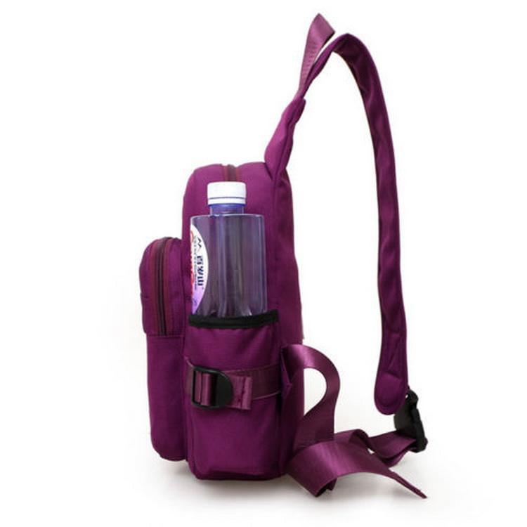 China manufacturer waterproof sling bag ladies outdoor crossbody bag for teenagers with bottle holder