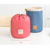 Bulk Drawstring Round Cosmetic Bags Cheap Wholesale Makeup Bags with Compartments