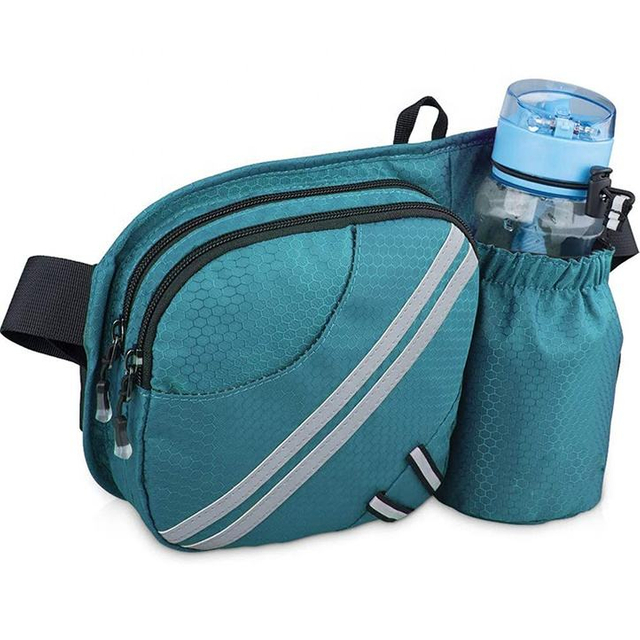 New Fashion Running Dog Walking Hiking Waist Bag With Water Bottle Holder