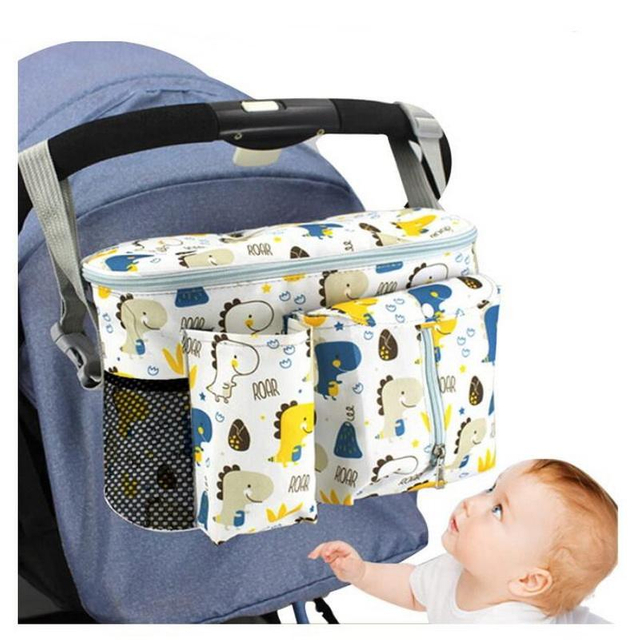 Universal Customized Logo Printing Mummy Diaper Baby Tray Front Stroller Organizer for Travel Walking Jogging Outdoor