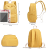 Simple Fashion Travel Sports Daily Shoulder Bag Back Pack College School Bookbag Classical Women Canvas Backpack