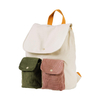 Cute Corduroy Drawstring Backpack Canvas Drawstring Backpack Students Bookbag School Bags with Shoulder Strap