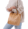 Recycled Dupont Whole Foods Lunch Tote Bag Reusable Paper Insulated Thermal Lunch Cooler Bag for Work Office School
