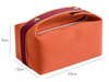 Portable Women Girls Customized Toiletry Organizer Make Up Storage Cotton Canvas Makeup Cosmetic Bag with Handle