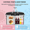 High Quality Waterproof Traveling Camping Shopping Outdoor Collapsible Insulated Picnic Basket Cooler
