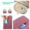 Custom Logo Makeup Bag Hanging Portable Ladies Cosmetic Packing Organizer Bag For Business Traveling