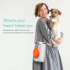Traveling Outdoor Walking Portable Waterproof Dog Food Storage Bucket Bag With Adjustable Strap