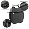 Custom Wine Beer Can Holder Picnic Travel School Kids Polyester RPET Soft Cooler Tote Insulated Lunch Bag