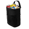Vehicle Backseat Small Trash Bag With Leak-proof Lining Collapsible Car Storage Cooler Bag For Beer Cola Can