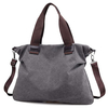 custom vintage canvas tote bag womens handbag with shoulder strap female casual cross body bag