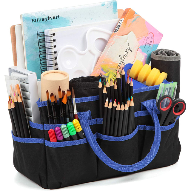 Multifuncation Traveller Fundamentals Craft Sewing Office Medical Pencil Makeup Art Caddy Storage Organizer Tote Bag Carrier