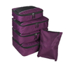 Blue Waterproof Multifunction Travel Luggage Clothes Bag Suitcase Storage Organizer Set Packing Cube