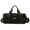 New High Quality Nylon Custom Waterproof Duffel Gym Bags Dance Sport Duffle Bag with Leather Handle for Women Men