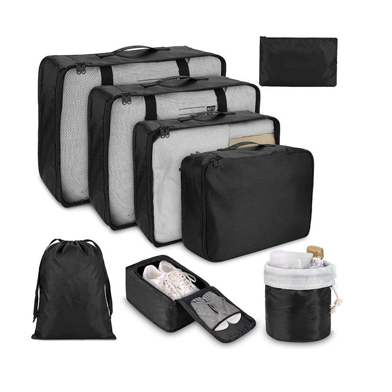 8 Pack Set Cube Travel Luggage Bag Product Details