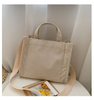 Wholesale Large Capacity Handbag customized corduroy messenger bag women casual vintage cross body shoulder bags