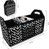 Collapsible Black Driver SUV Compartment Organiser Boot Storage Holder Auto Car Trunk Organizer With Cooler Bag