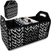 Collapsible Black Driver SUV Compartment Organiser Boot Storage Holder Auto Car Trunk Organizer With Cooler Bag