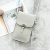 Genuine Full Grain Leather Small Cell Phone Crossbody Mobile Phone Bags Cases Waterproof Pouch Wallet Purse Bags For Women