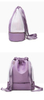 Fashion Beach Backpack Drawstring Bag Waterproof Wet Pocket Beach Bag Double Layers
