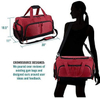 Custom Logo Sport Bags for Gym Smell Proof Factory Price Travel Waterproof Duffle Bag for Women with Shoe Compartment