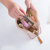 Ready To Ship Stylish Women Travel Bathroom Makeup Bag Organizer Rolled Up Cosmetic Make Up Case Bag For Ladies