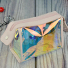 Fashion Waterproof Holographic Makeup Bag Small Travel PVC Toiletry Pouch Bag