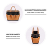 Durable Waterproof Outdoor Plumber Garden Tool Kits Organizer Pouch Multi-pockets Lady Men Garden Tote Tool Bag