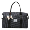 Custom 29L Weekender Overnight Bag for Women Waterproof Leather Travel Duffle Bag Fashionable Carry on Shoulder Duffel Bag