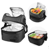 Leakproof Thermal Insulated Bento Lunch Box Tote Reusable Cooler Bag for School And Work