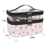 Makeup Bags Double Layer Travel Cosmetic Cases Make Up Organizer Toiletry Bags