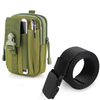 Multifunctional Custom Logo Waterproof Pouch Mobile Phone Crossbody Waist Zipper Bags For Men Outdoor Traveling