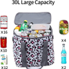 Best Welcome Fashion Fabric Thermal Box Cooler Ice Pack Bags Portable Insulated Beach Bag For Lunch Insulation With Handle