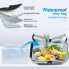Custom Picnic Basket Shopping Travel Camping Grocery Bags Leak-Proof Insulated Folding thermal beer wine cooler basket bag
