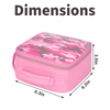 Hot Pink School Student Kids Thermal Food Insulation Storage Organizer Insulated Lunch Bag Cooler Bags For Girls