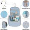Waterproof Fancy Travel Custom Private Label Logo Cosmetic Storage Bag Makeup Bags Toiletry Make Up Organizer With Hanging Hook