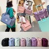 Foldable Gym Bag Weekend Carry on Overnight Shoulder Gym Tote Bag Waterproof Luggage Hand Tote Expandable Sports Duffle Bag