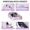 Multi-functional Gym Bag with Shoe Compartment Portable Carry on Shoulder Lady Women Sport Gym Duffel Bag