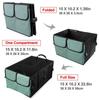 Waterproof Durable Foldable Collapsible Front Back Trunk Organiser Container SUV Car Truck Seat Organizer And Insulation Cooler