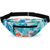 Newly Developed Sublimation Fanny Pack Custom Print Waist Bags for Sports Waterproof Bum Hip Bag Wholesale