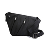 Outdoor Sport Running Durable Custom Logo Black Fanny Pack Crossbody Waist Bag Single Shoulder Chest Bags For Men