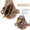 Canvas tote shopping shoulder sling bag wholesale sling bag for men casual canvas chest bags